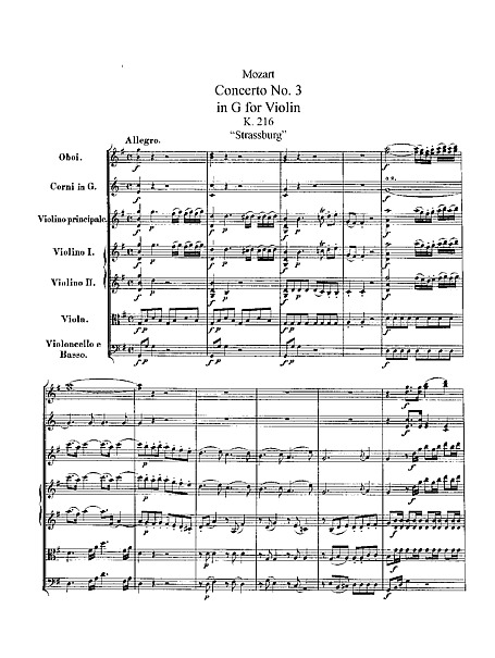 Violin Concerto No. 3 Full score - Viool, Orkest - Partituren ...